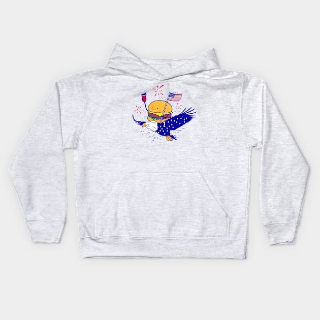 American Dream Kids Hoodie by sant2